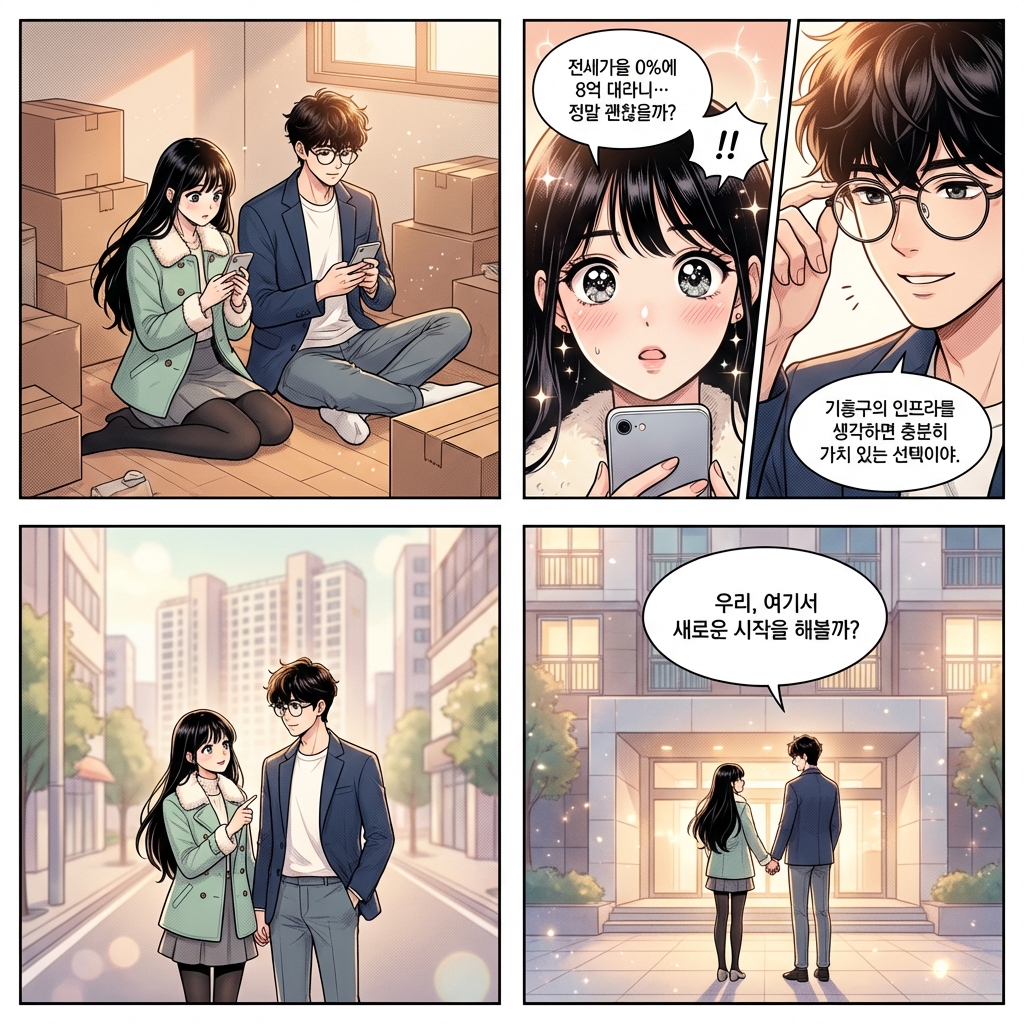 (경기도 용인시 기흥구 신혼부부 전세 vs 월세, 4억 2933만원이면 어디가 맞을까 [2026 실거래])