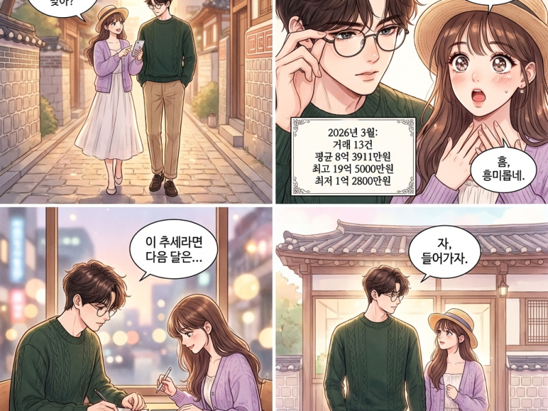 종로구 아파트 2026년 3월 실거래 — 평균 8억대로 뚝, 지금 사야 할까?