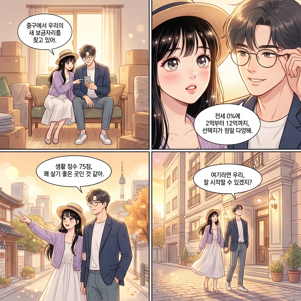 서울특별시 중구 신혼부부 전세 vs 월세 8억 4250만원이면 어디가 맞을까 [2026 실거래]