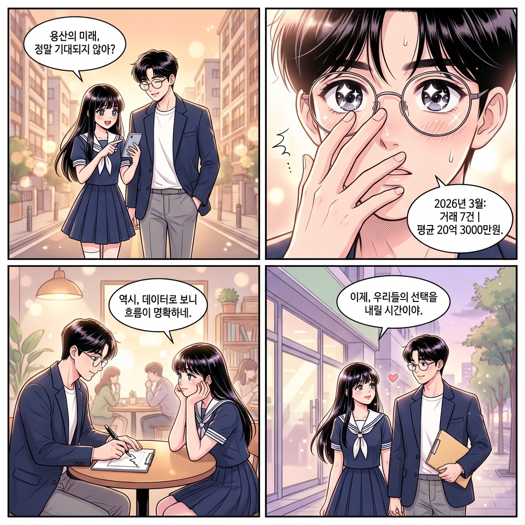 용산구 아파트 2026년 3월 실거래 — 20억대 평균가도 하락세