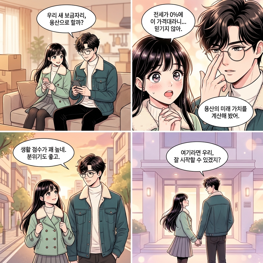 (서울특별시 용산구 신혼부부 전세 vs 월세, 6억 881만원이면 어디가 맞을까 [2026 실거래])