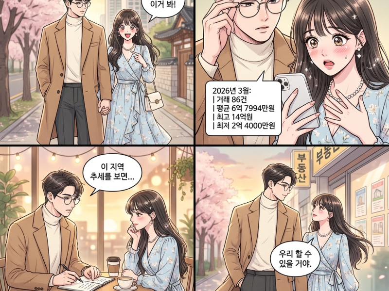 중랑구 아파트 3월 실거래 — 6억대 평균가 유지 속 숨은 변동성