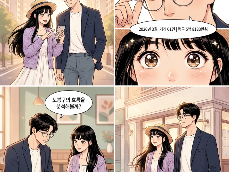 도봉구 아파트 2026년 3월 실거래 — 10억 넘은 단지 어디일까?