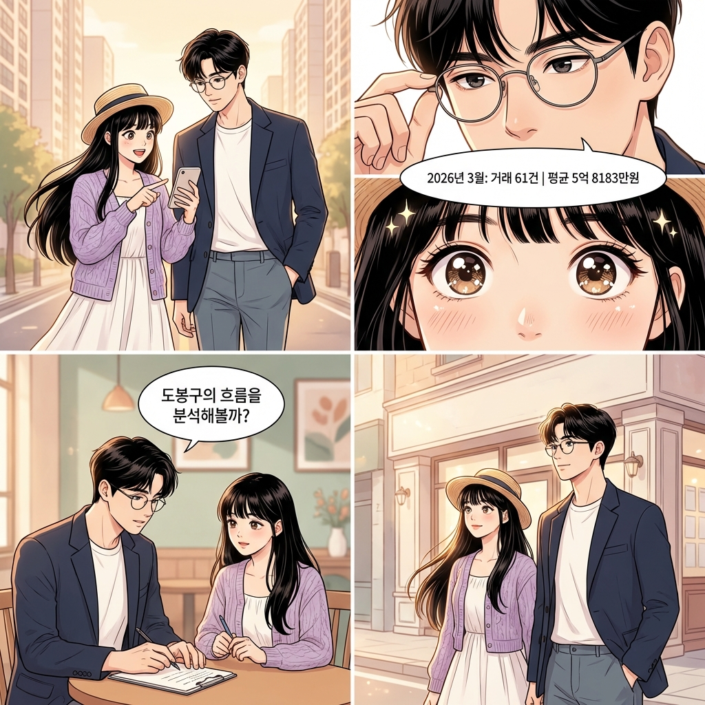 도봉구 아파트 2026년 3월 실거래 — 10억 넘은 단지 어디일까?