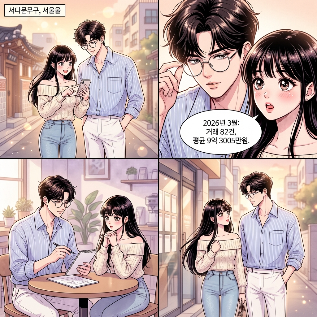 서대문구 아파트 시세 2026년 3월 — 평균 9억 3천만원, 지금 사도 될까?