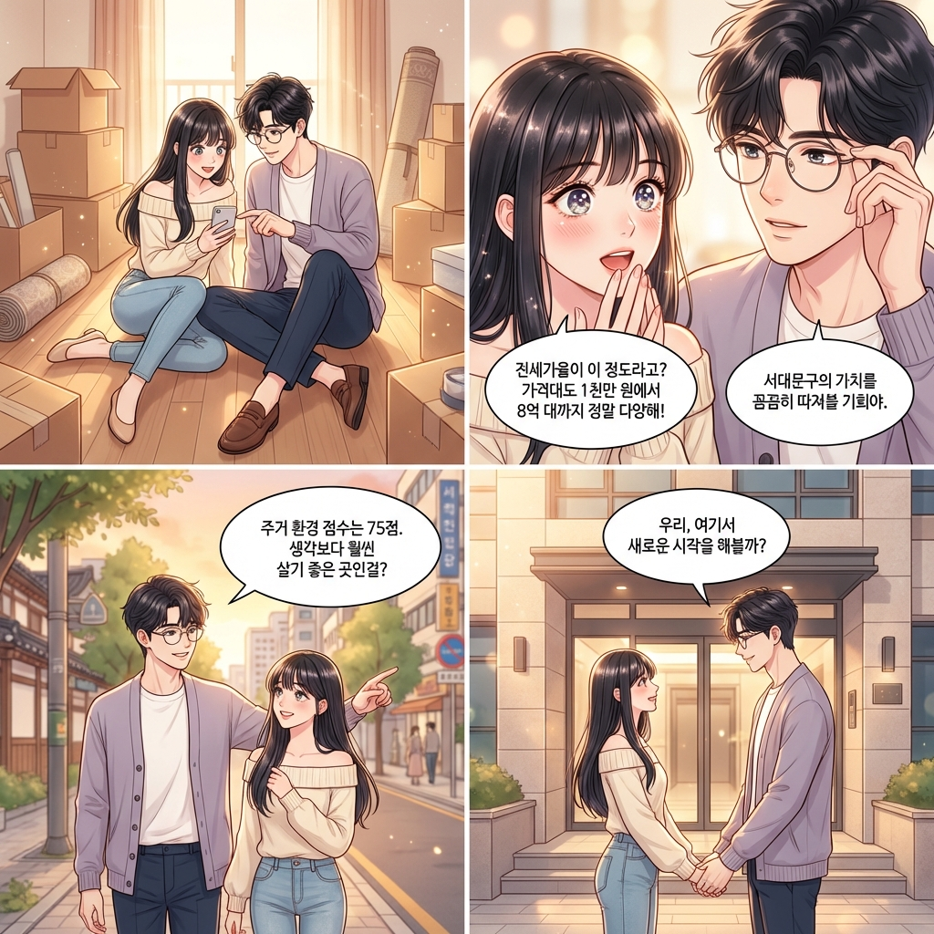 (서울특별시 서대문구 신혼부부 전세 vs 월세, 6억 9500만원이면 어디가 맞을까 [2026 실거래])