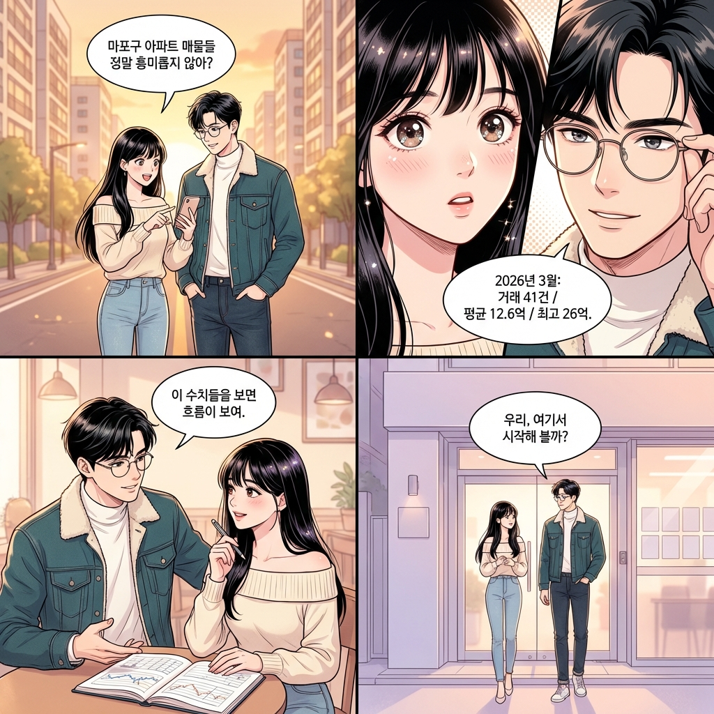 마포구 아파트 시세 2026년 3월 실거래 — 20억대 거래 속 저가 매수세 유입