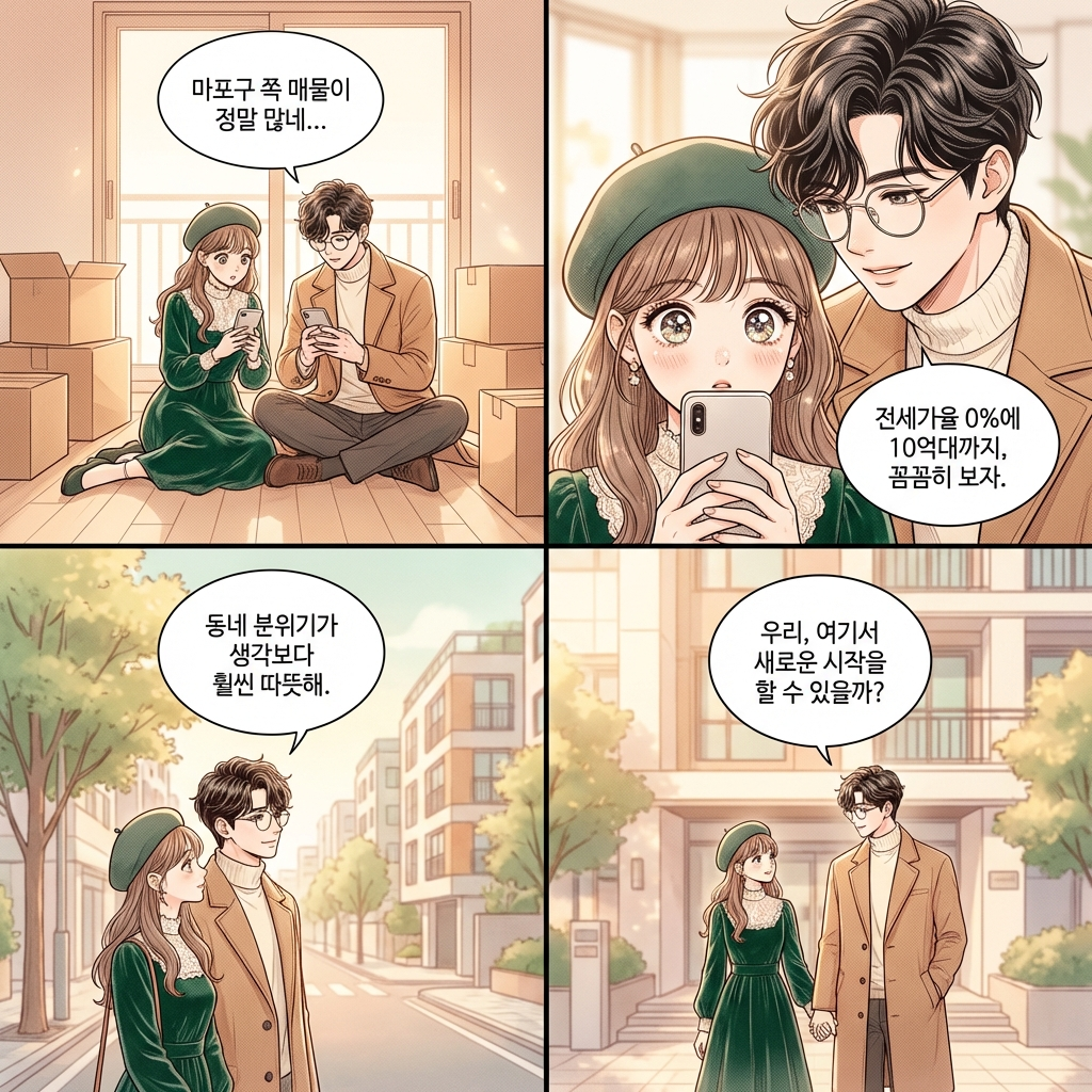 서울특별시 마포구 신혼부부 전세 vs 월세, 7억 7420만원이면 어디가 맞을까 [2026 실거래]