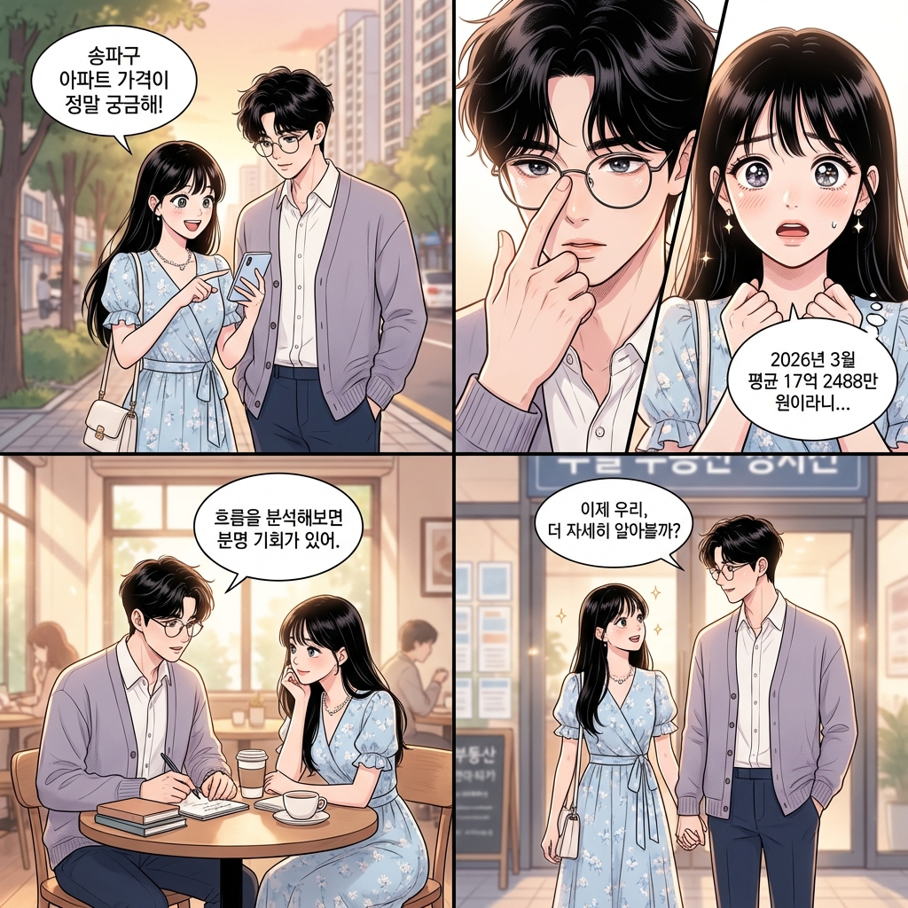 송파구 아파트 실거래가 2026년 3월 — 평균 17억대 하락세 지속될까?